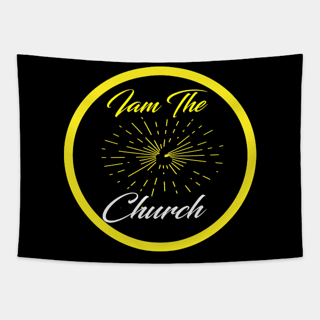 iam the church Tapestry by theshop