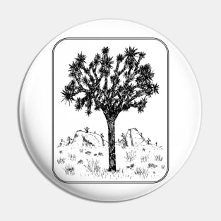 Joshua Tree (Border) Pin