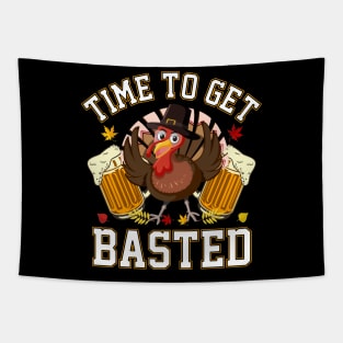 Time To Get Basted- Thanksgiving Tapestry