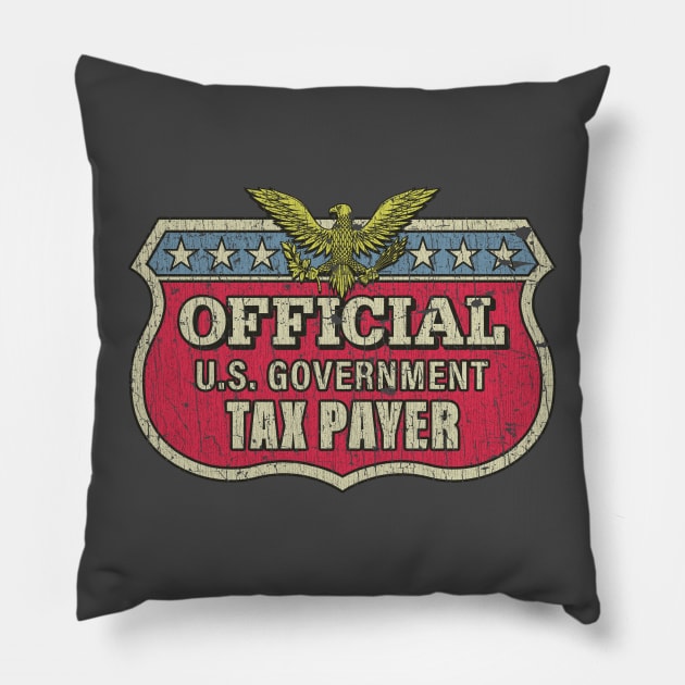 Official U.S. Taxpayer 1966 Pillow by JCD666