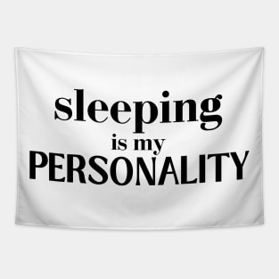 Most Likely to Take a Nap, Sleeping Is My Personality Funny Tapestry