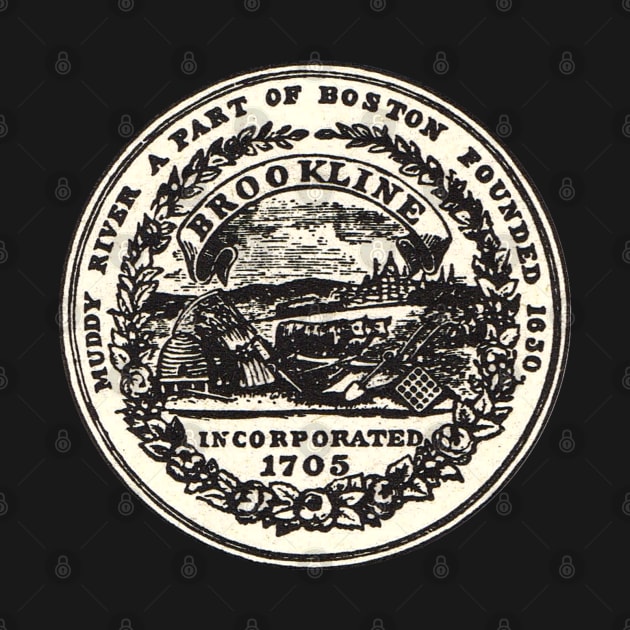 TOWN OF BROOKLINE MASSACHUSETTS 1936 SEAL by EphemeraKiosk