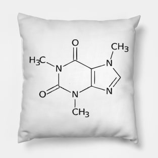 Caffeine Chemical Formula | Caffeine Molecule | Structure of Caffeine | Coffee Pillow