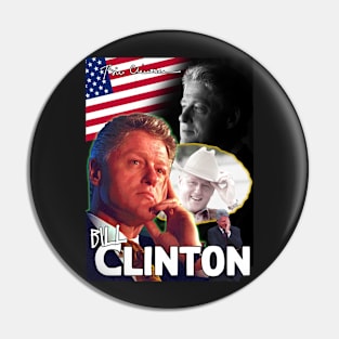 Bill Clinton 42nd president Gangsta rap band bootleg Pin