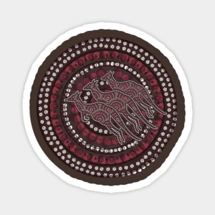 Awesome Aboriginal Dot Art Magnet