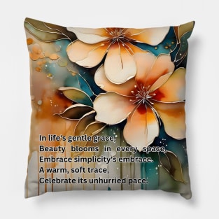 Beauty Blooms, a Tanka Pillow