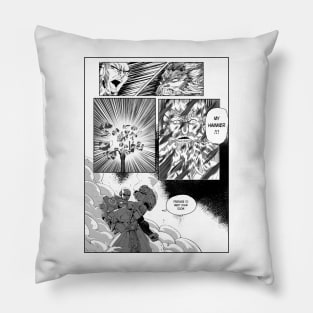 doomfist vs reinhardt manga page Pillow