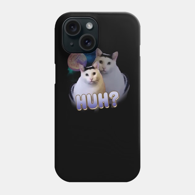 Huh-Cat Phone Case by Bayzer