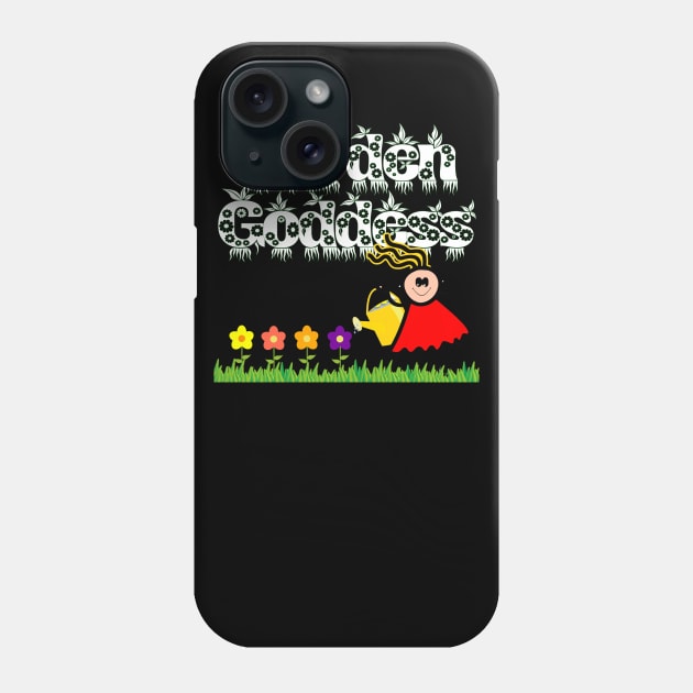 Garden Goddess Phone Case by Fiondeso