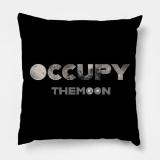 OCCUPY the MOON - Space Exploration | Moon Landing Pillow