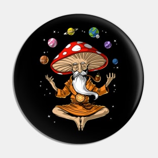 Buddha Magic Mushroom Pin