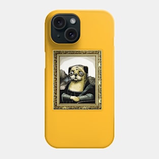 Mona Lisa the Pug Phone Case