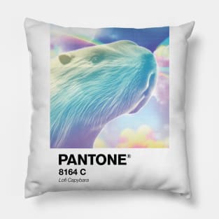 Pantone lofi Capybara Pillow