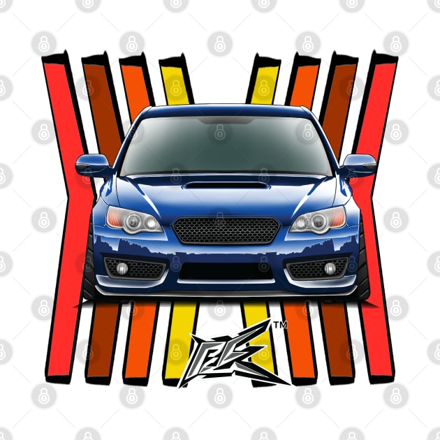 subaru legacy b4 rally blue by naquash