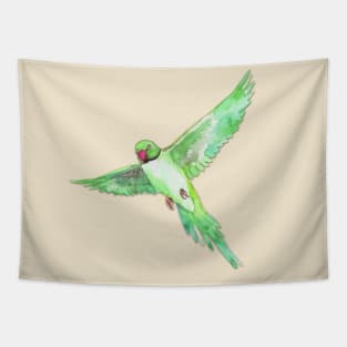 Indian Ringneck Parakeet Tapestry