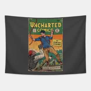 Uncharted comics fan art Tapestry