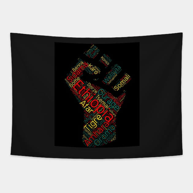 Ethiopian Fashion Tees, Habesha clothes. Tapestry by Abelfashion