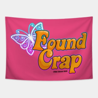 FOUND CRAP BUTTERFLY Tapestry