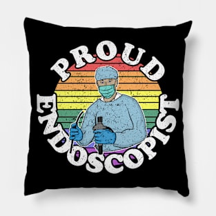 Retro LGBT Proud Endoscopist Endoscopy Pillow