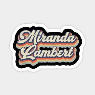 Retro Miranda Pattern 70s 80s 90s Birthday Classic Style Magnet