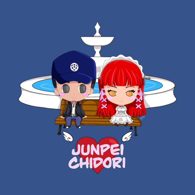 Junpei <3 Chidori by Pastelpandabum