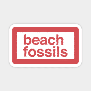 Beach Fossils Magnet