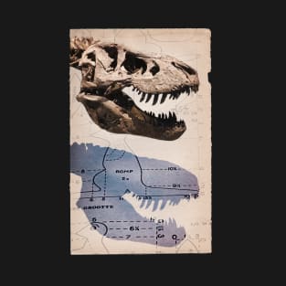 T-Rex Skeleton Fossil T-Shirt