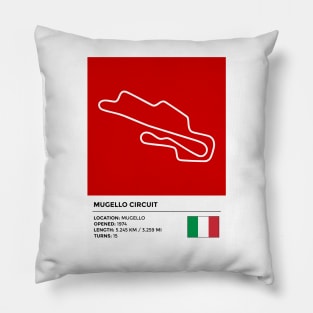 Mugello Circuit [info] Pillow