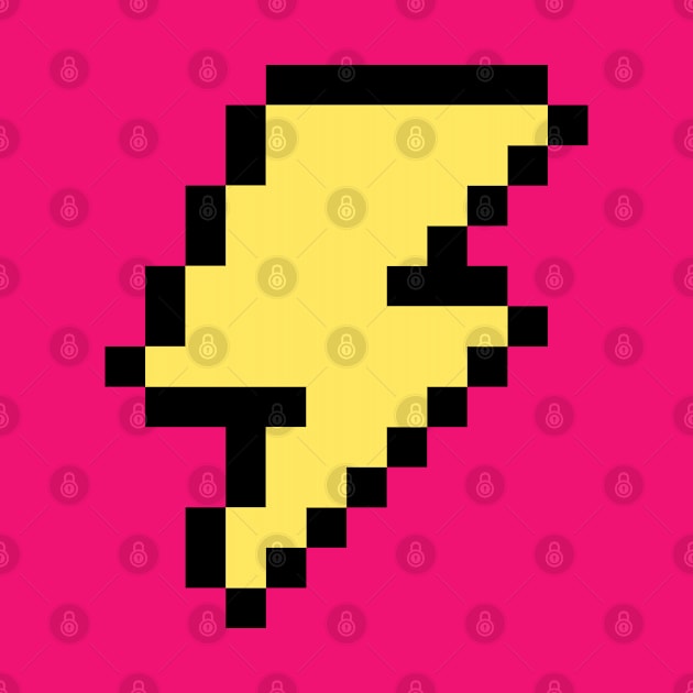 Lightning Bolt by Fashionable Pixel Art