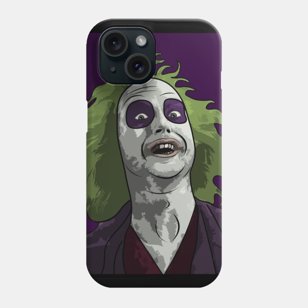 Beetlejuice Inspired Shook Phone Case by charlescheshire