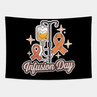 MS infusion day Multiple Sclerosis Awareness Ribbon Tapestry
