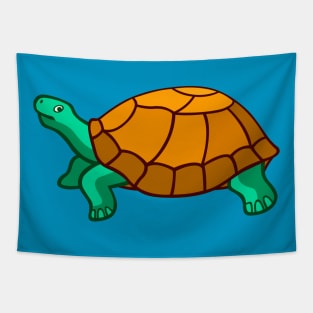 Cartoon turtle illustration Tapestry