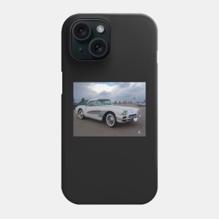 Misty White Vette Phone Case