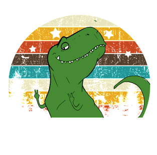 Rock Scissors Paper Throat Punch I Win with Funny T-Rex Retro T-shirt 2019 Magnet