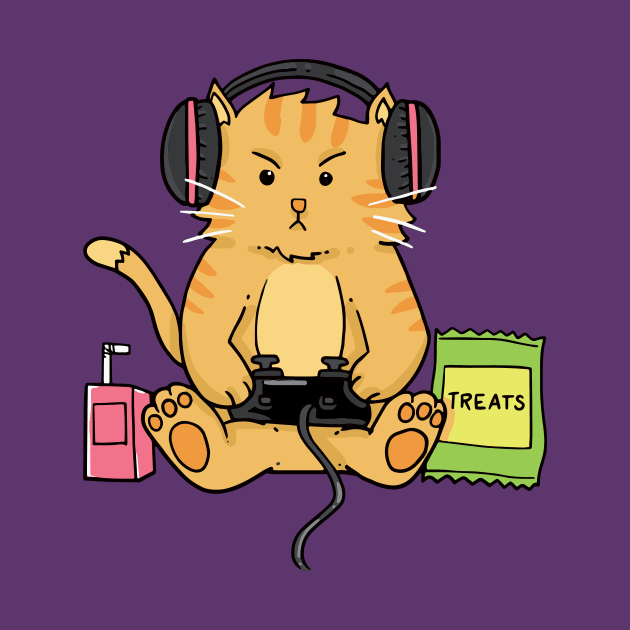 Gamer Cat by Nowhereman78