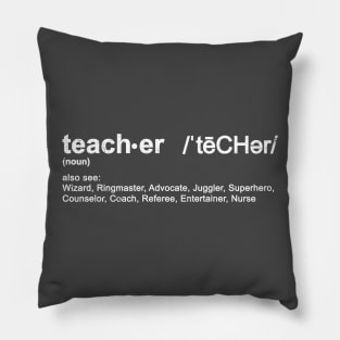 Teacher Wizard Ringmaster Advocate Juggler Superhero Counselor Coach Referee Entertainer Nurse Pillow