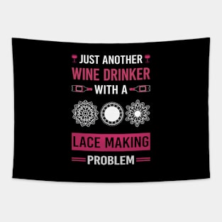 Wine Drinker Lace Making Lacemaking Tapestry