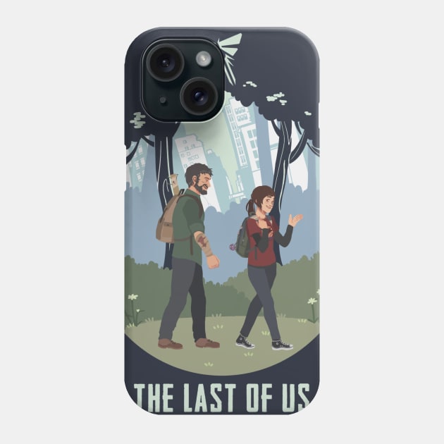 Ellie and Joel Phone Case by kjosephison