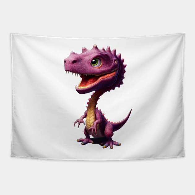 T-Rexxy Tapestry by Pugosaurus