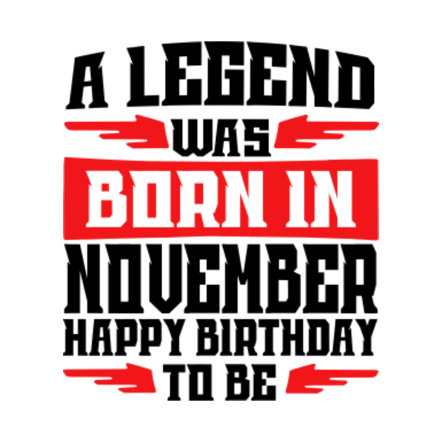 birthday shirt for november