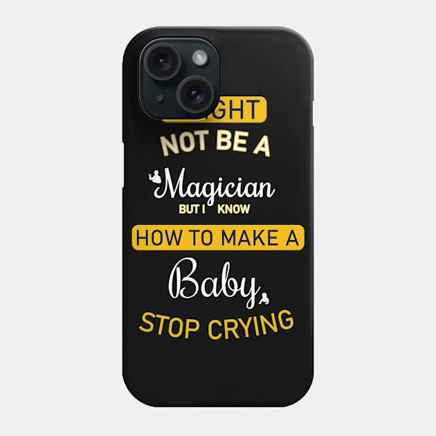 Baby stop Crying Phone Case by Magic Spread