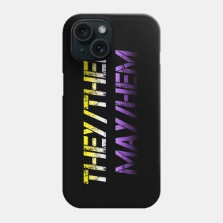 They/Them May/Hem Non-Binary Pride Design Phone Case