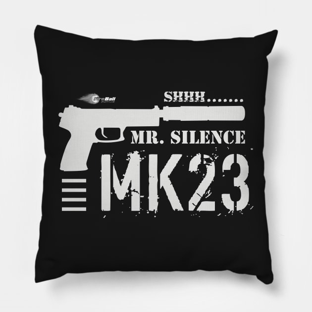 Tacticool MK 23 Mr. Silence. Pillow by Cataraga