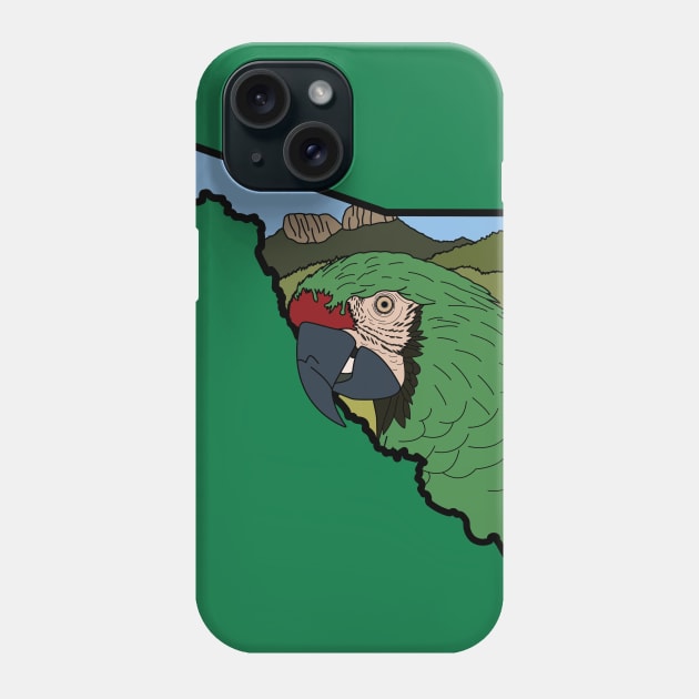 Guacamaya Phone Case by ProcyonidaeCreative