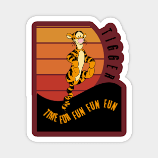 Tigger Themed Design Magnet