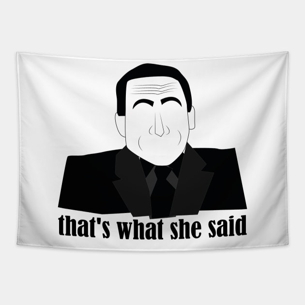 The Office That's What She Said Tapestry by TarallaG