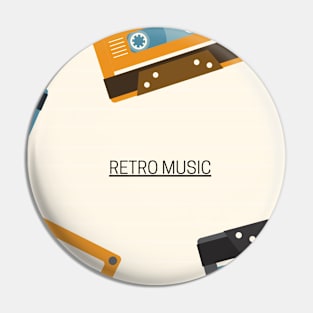 RETRO MUSIC Pin