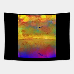 Seabirds Reflection Tapestry