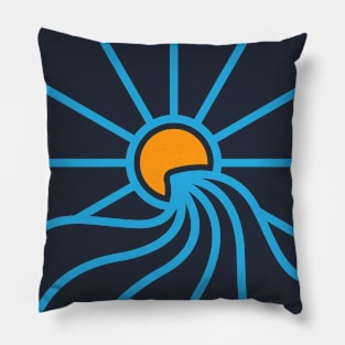 Ocean Waves 3 Pillow