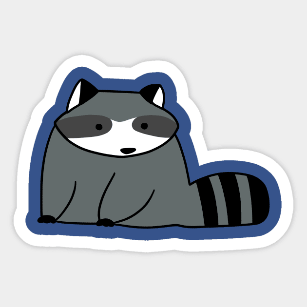 Cute Raccoon - Sticker